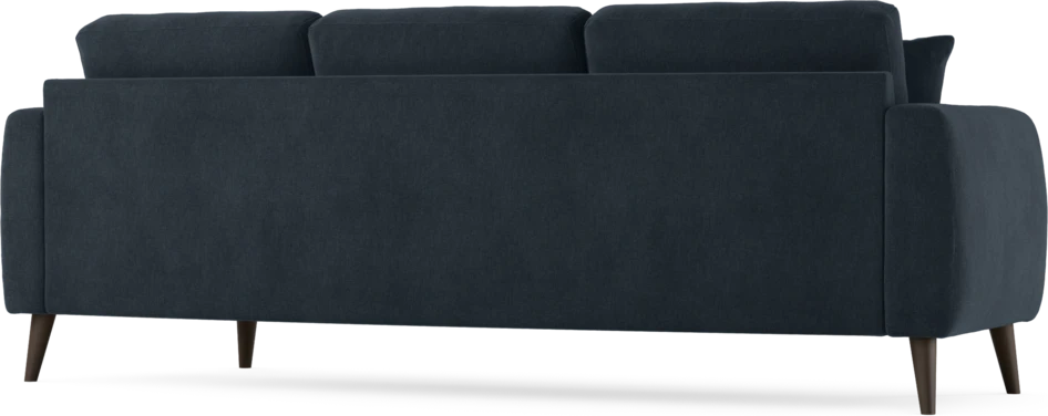 Eden - 3-sits soffa svängd - Blå