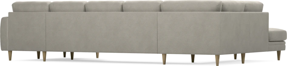 Eden - 3-sits soffa med divan vänster och schäslong höger - Grå