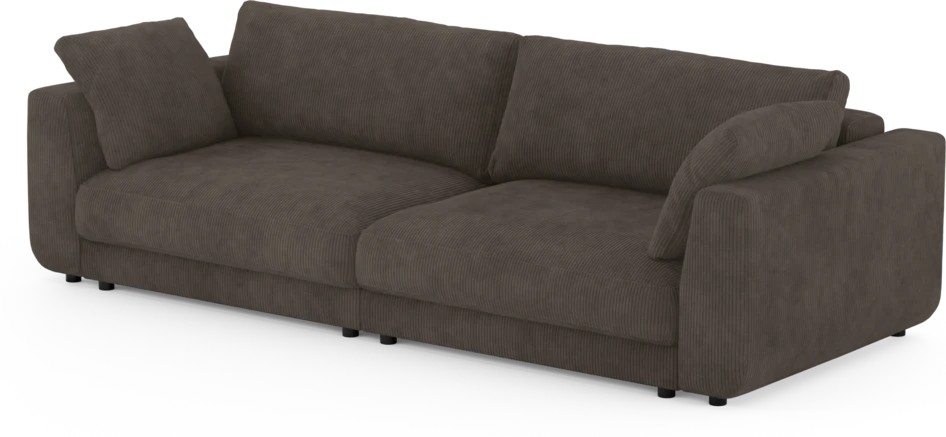 Amie - Bäddsoffa 4-sits - Brun