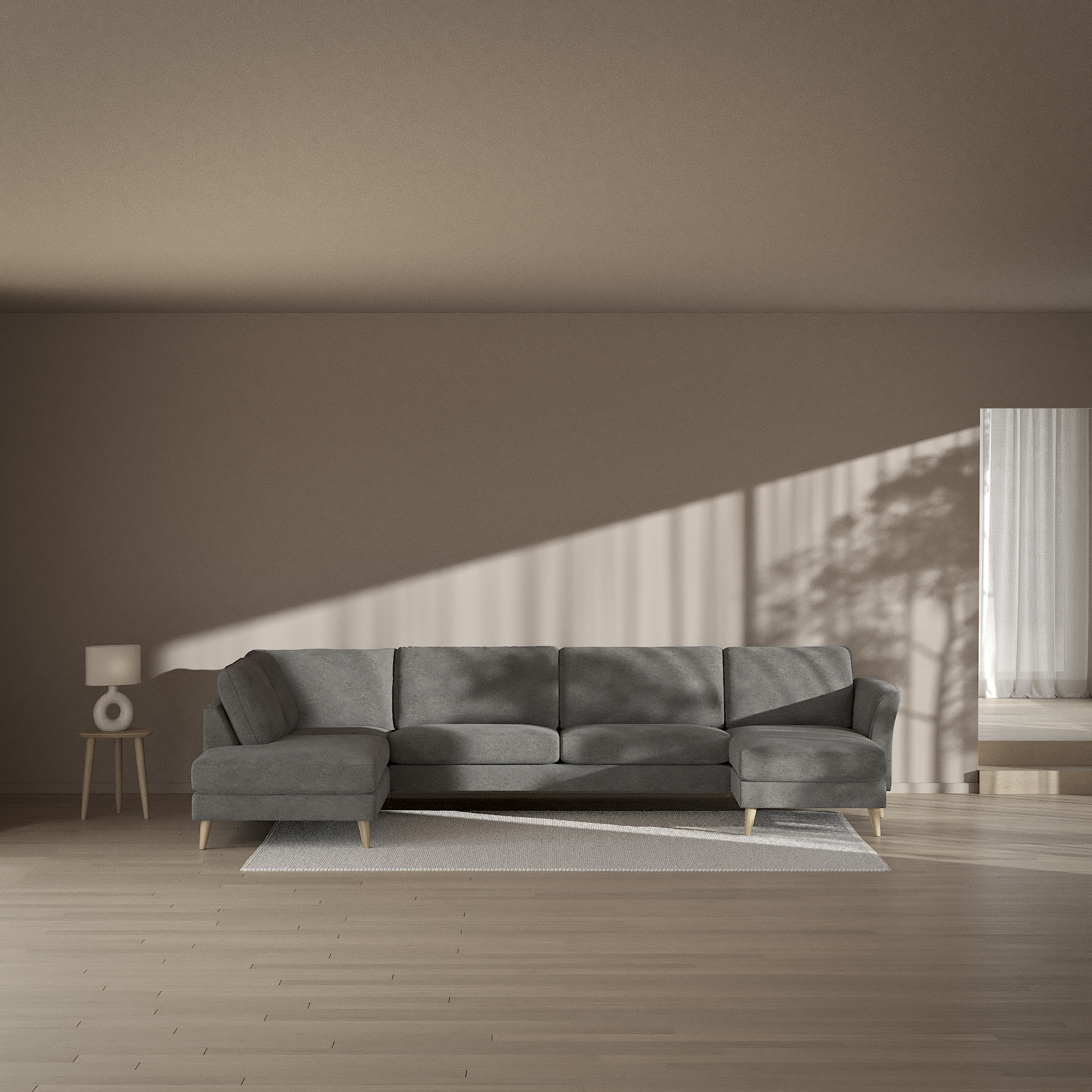 Bridge - 3-sits soffa med divan vänster och schäslong höger - inspiration