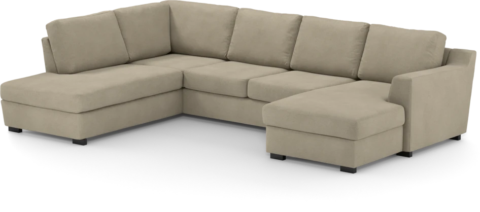 Friday - 3-sits soffa med divan vänster och schäslong höger - Beige