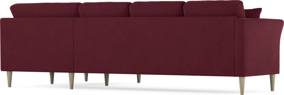Eden - Hörnsoffa, 3+1-sits - Röd