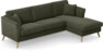 Eden - 2,5-sits soffa med schäslong - Grön