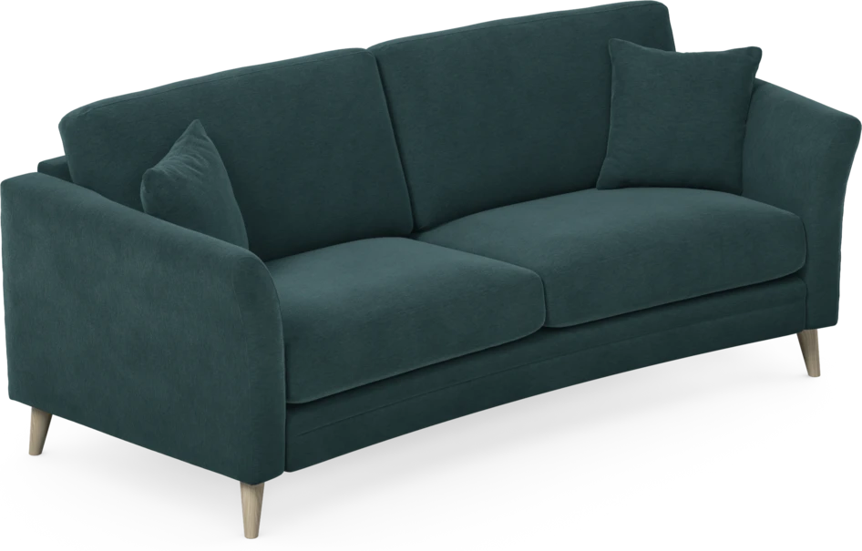 Eden - 2,5-sits soffa svängd - Blå