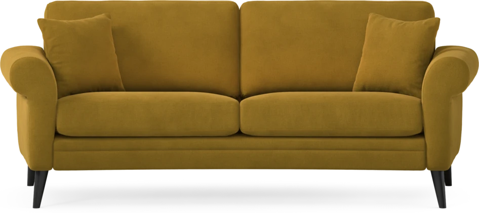 Eden - 2,5-sits soffa svängd - Gul