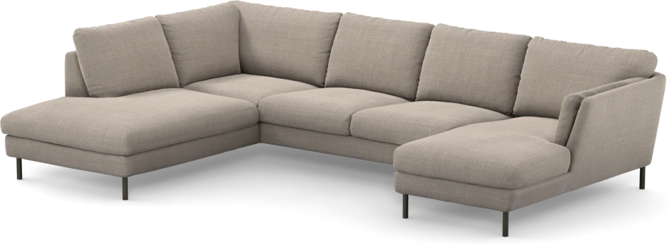 Madison - 2-sits soffa med divan vänster och schäslong höger - Beige