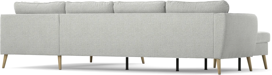 County - 3-sits soffa med schäslong vänster och divan höger - Grå