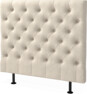 Cape pikerad - Sänggavel låg, , 90-210 cm - Beige
