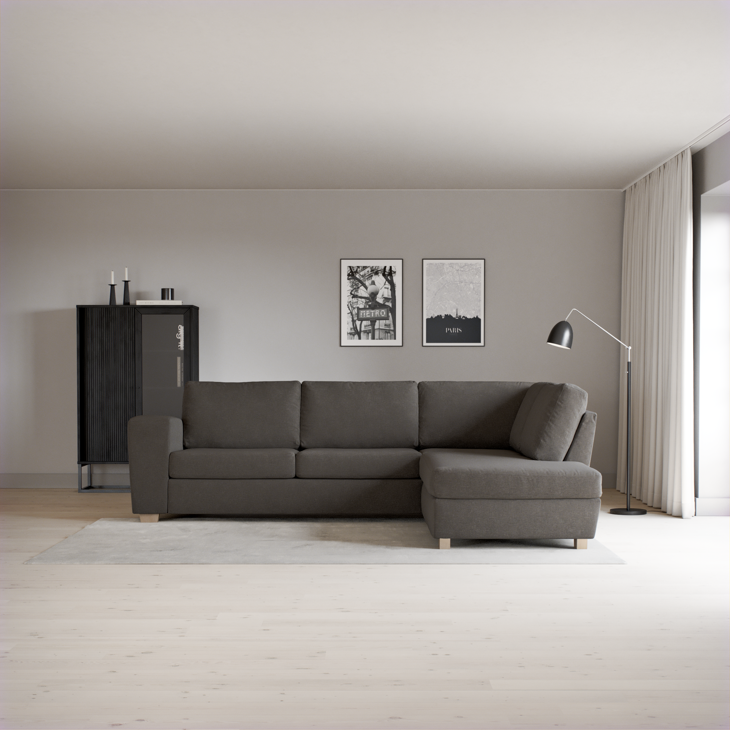 Friday - 2,5-sits soffa med divan höger - inspiration