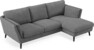 Madison Lux - 2-sits soffa med schäslong höger - Vit