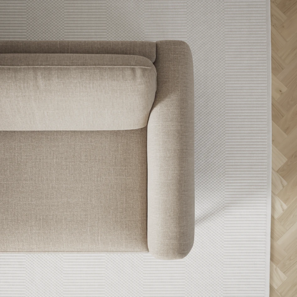 Bridge - 3-sits soffa med schäslong vänster och divan höger - Beige