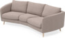 Madison - 3-sits soffa svängd, 70 cm - Beige