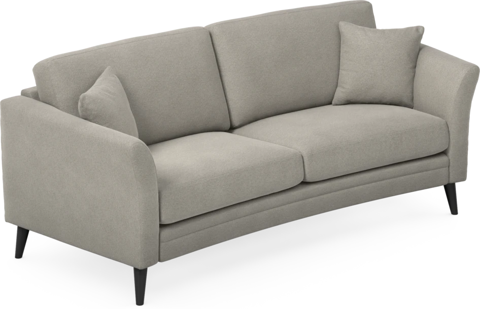 Eden - 2,5-sits soffa svängd - Grå