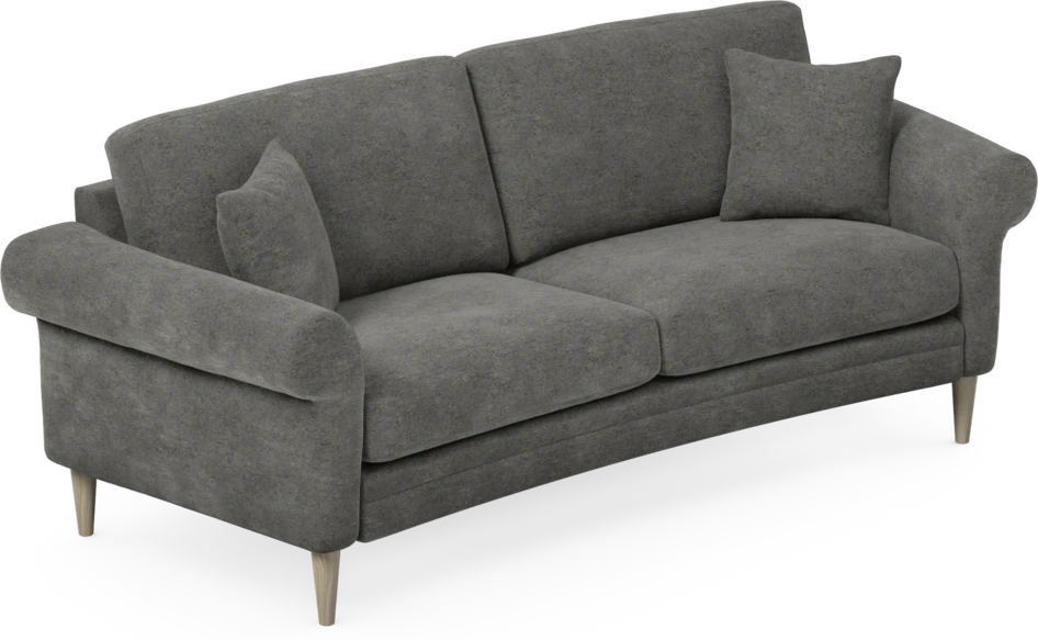 Eden - 2,5-sits soffa svängd - Grå