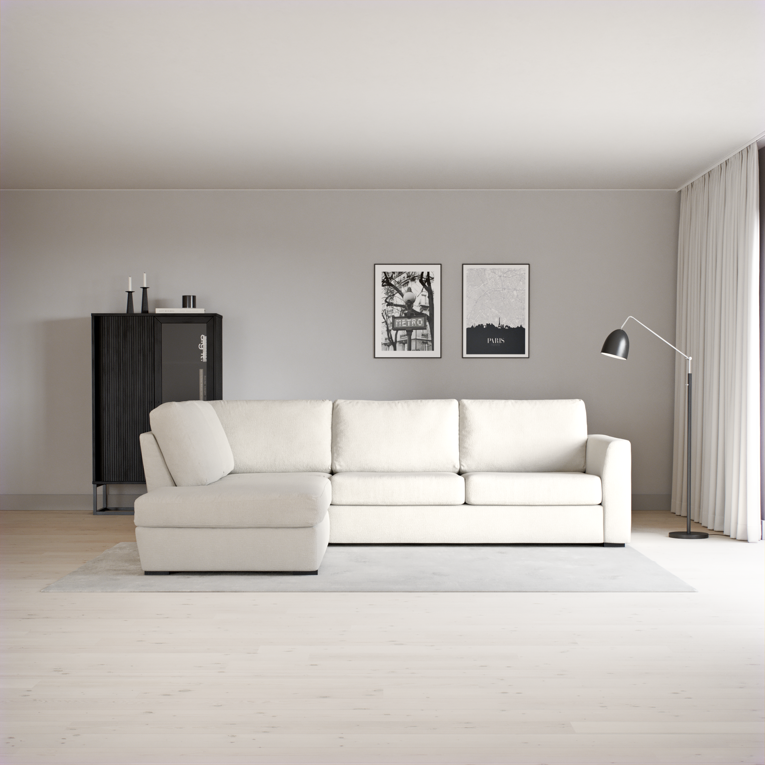 Friday - 2,5-sits soffa med divan vänster - inspiration