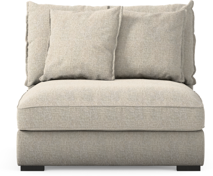 Rossi - 1,5-sits utan armstöd - Beige