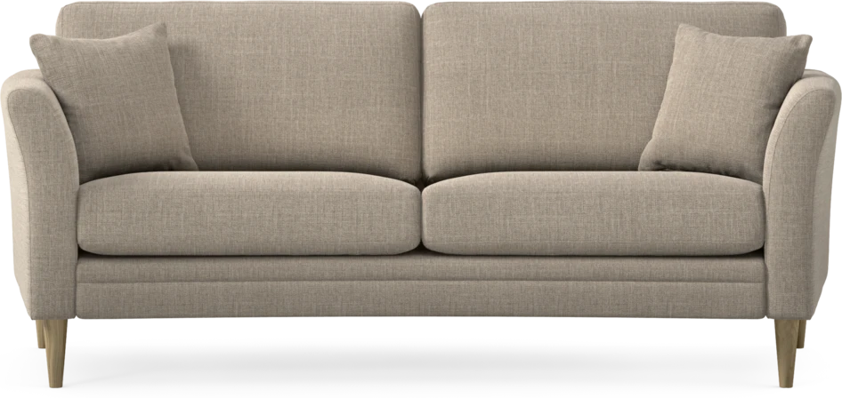 Eden - 2,5-sits soffa svängd - Beige