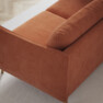 Madison - 3-sits soffa med divan vänster - Orange