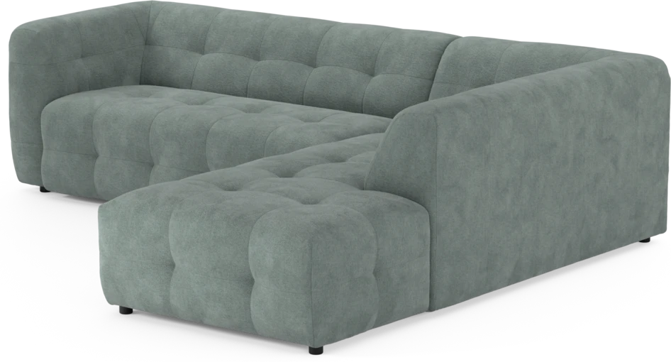 Bella - 3-sits soffa med divan höger - Blå