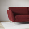 Madison Lux - 2-sits soffa med schäslong vänster och divan höger - Röd