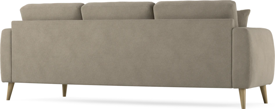 Eden - 3-sits soffa svängd - Beige