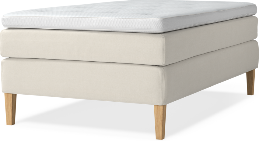 Delux Sense - Kontinentalsäng, enkelsäng 120 cm med bäddmadrass