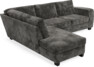 Friday - 2,5-sits soffa med divan vänster - Grå