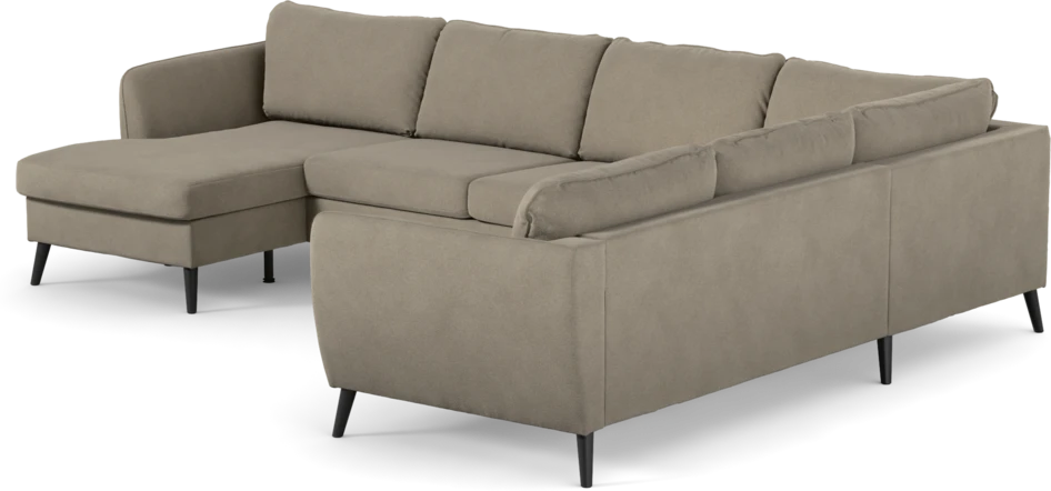 County - Hörnsoffa, 3+2-sits med schäslong vänster - Beige