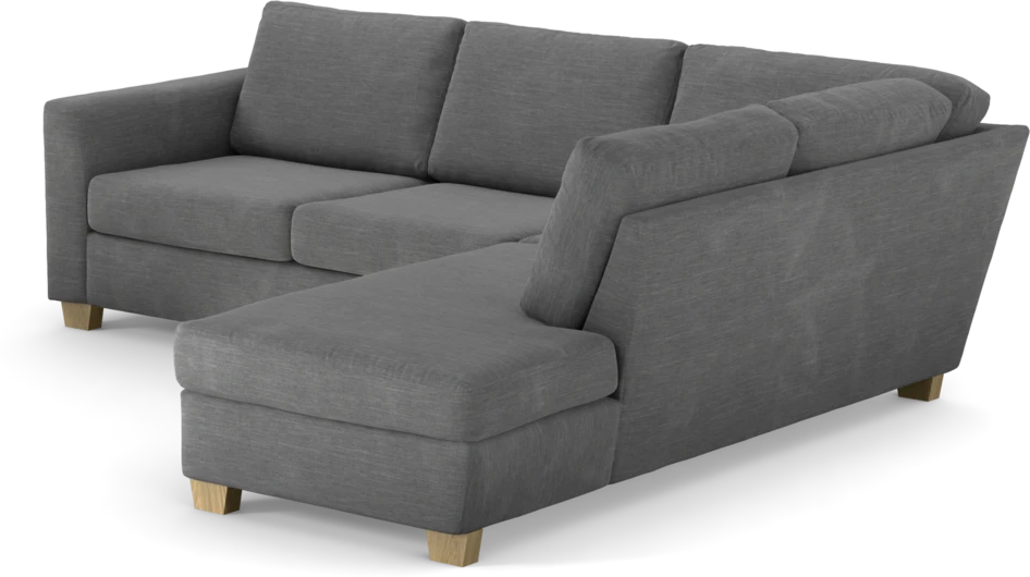 Friday - 2,5-sits soffa med divan höger - Grå