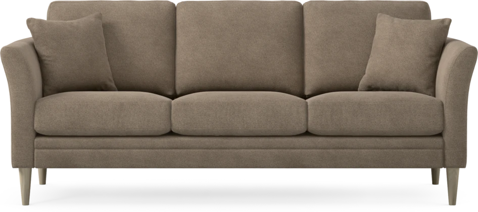Eden - 3-sits soffa - Brun
