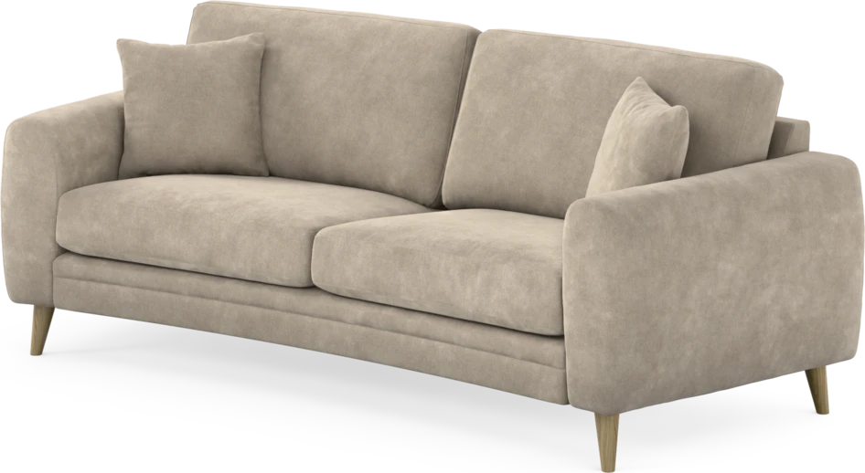 Eden - 2,5-sits soffa svängd - Beige