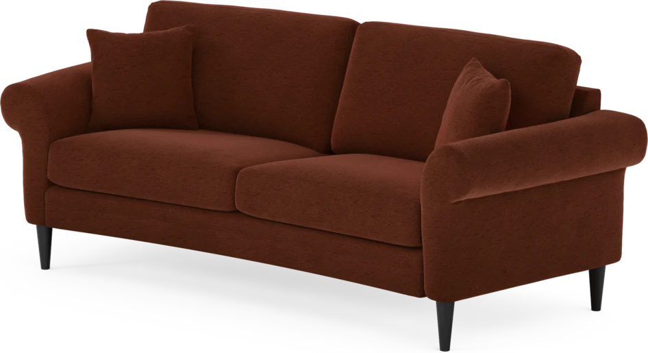 Eden - 2,5-sits soffa svängd - Orange