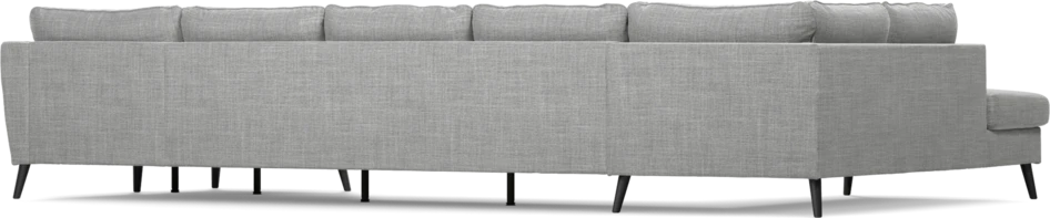County - 4-sits soffa med divan vänster och schäslong höger - Grå