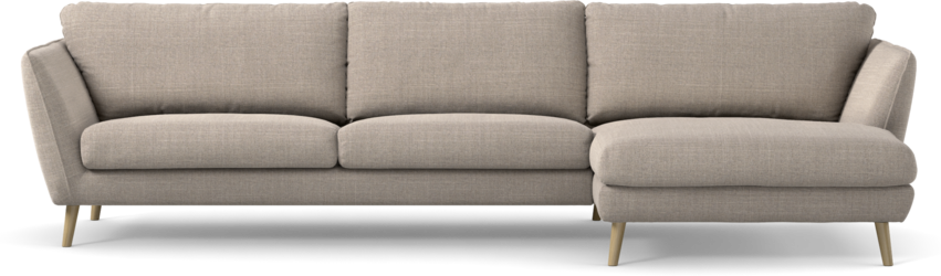 Madison Lux - 3-sits soffa med schäslong höger - Beige