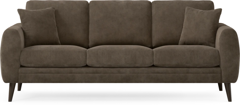 Eden - 3-sits soffa - Brun