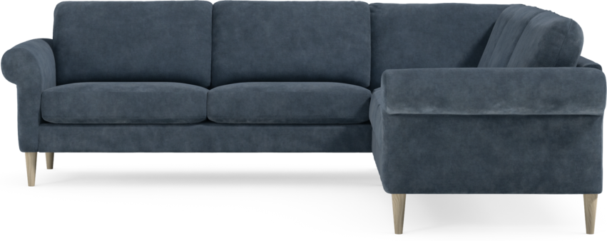 Bridge - Hörnsoffa, 2+2-sits - Blå