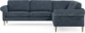 Bridge - Hörnsoffa, 2+2-sits - Blå
