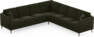 Eden - Hörnsoffa, 3+3-sits - Grön