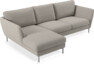 Madison Lux - 2-sits soffa med schäslong vänster - Beige