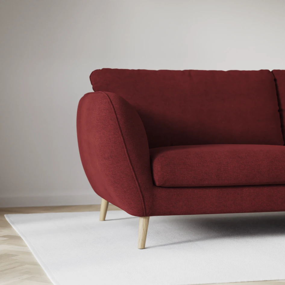 Madison Klädsel - Klädsel till 3-sits soffa - Röd