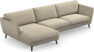 Madison Lux - 3-sits soffa med schäslong vänster - Beige