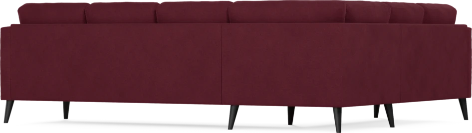 Eden - Hörnsoffa, 2+3-sits - Röd