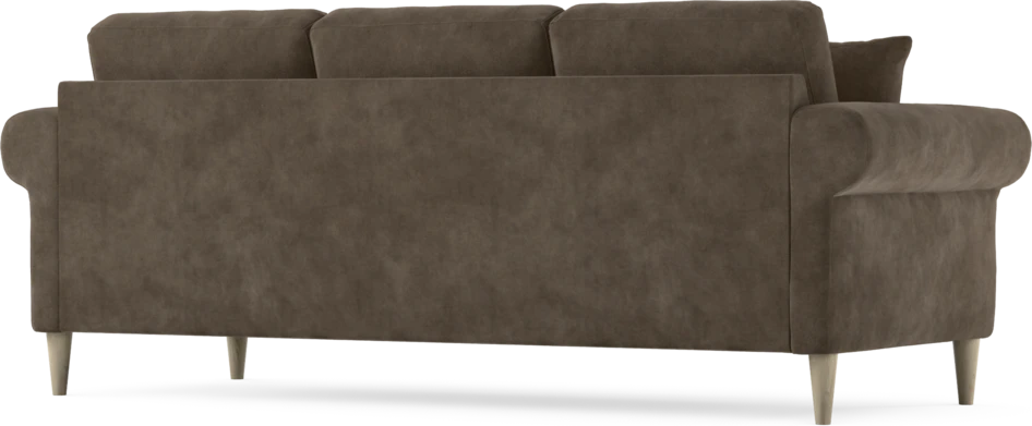 Eden - 3-sits soffa - Brun