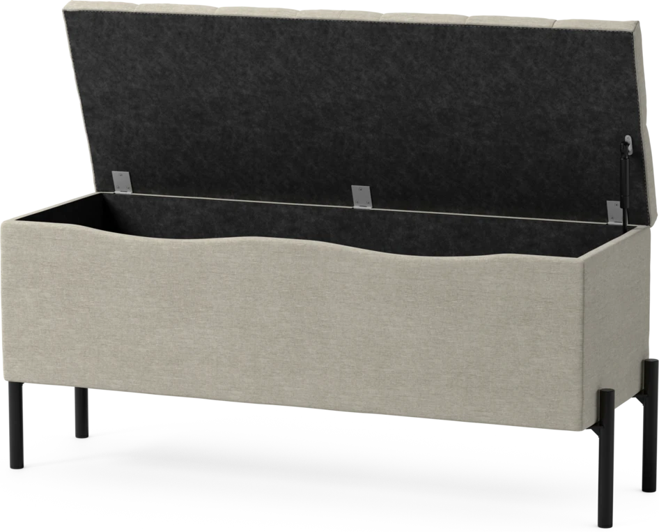 Delux Pikerad XL - Sittbänk pikerad - Beige