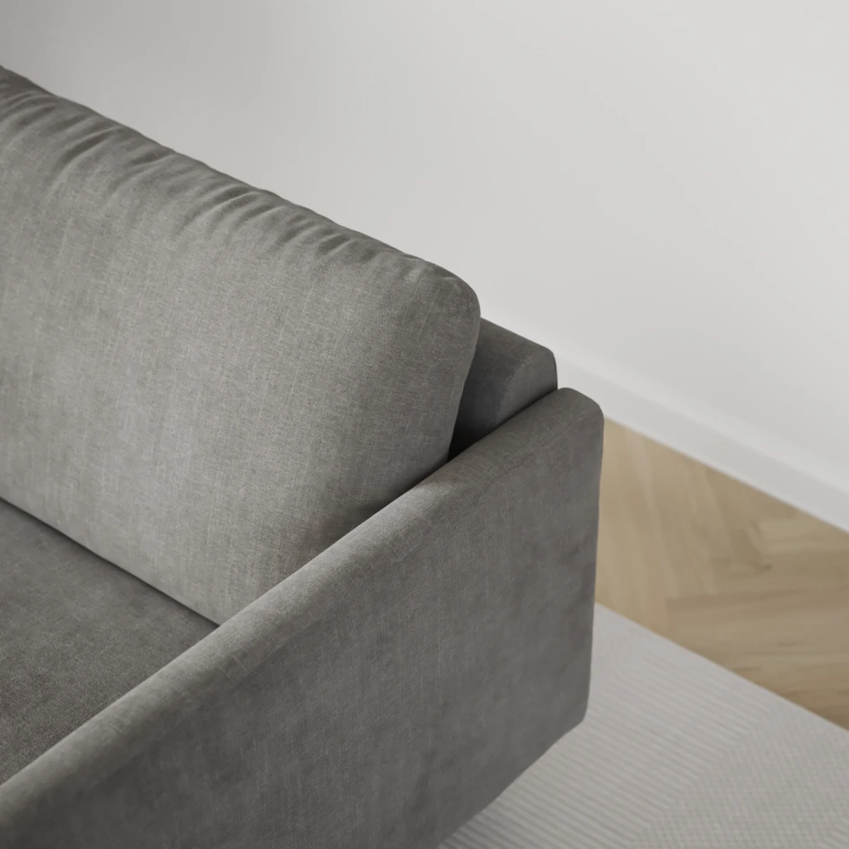 Madison Lux - Hörnsoffa 3+2-sits, hörn 1 - Grå