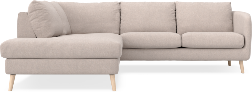 Madison - 2-sits soffa med divan vänster - Beige