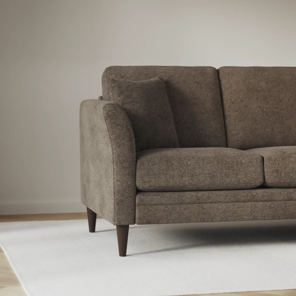 Eden - Hörnsoffa, 2+3-sits - Brun