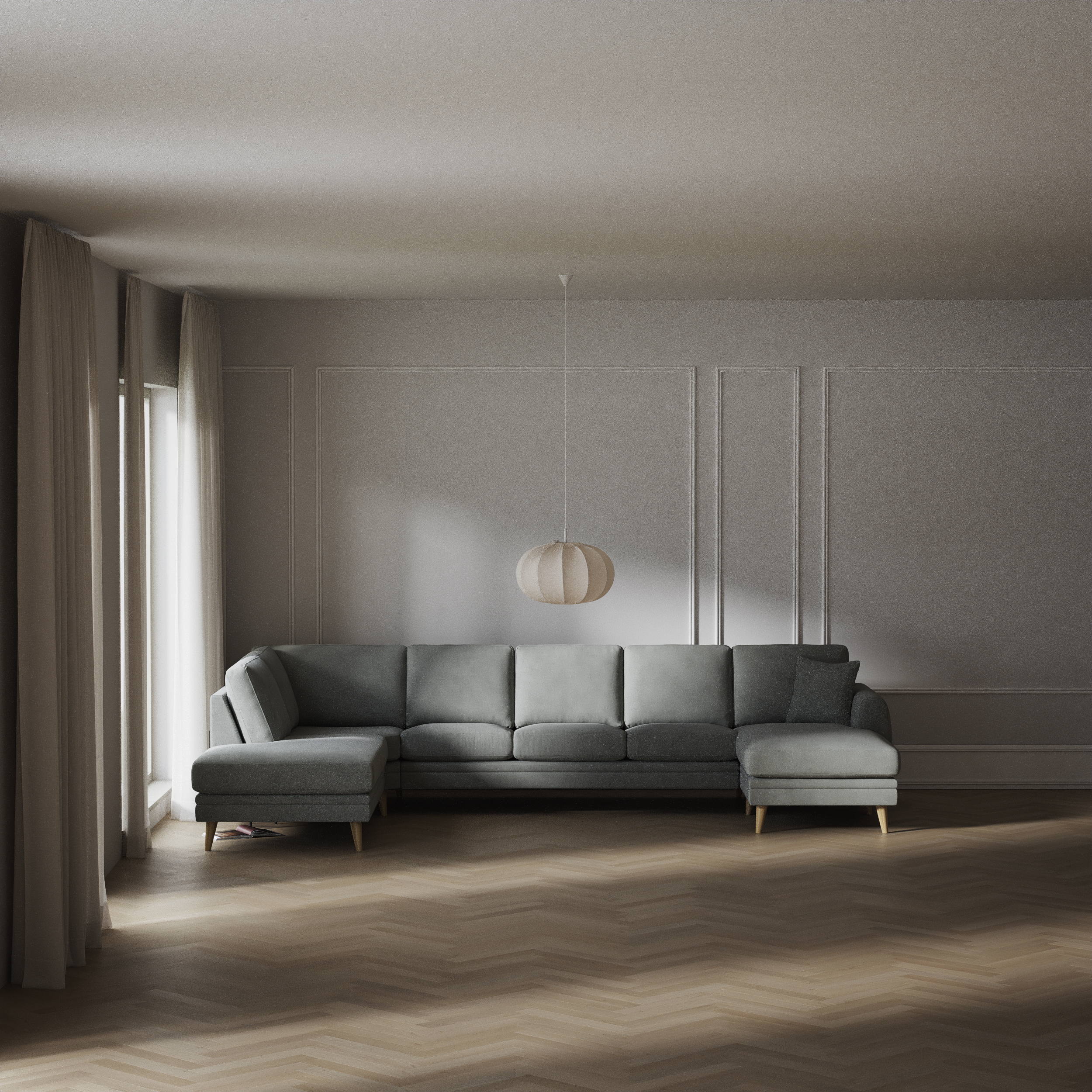 Eden - 3-sits soffa med divan vänster och schäslong höger - inspiration