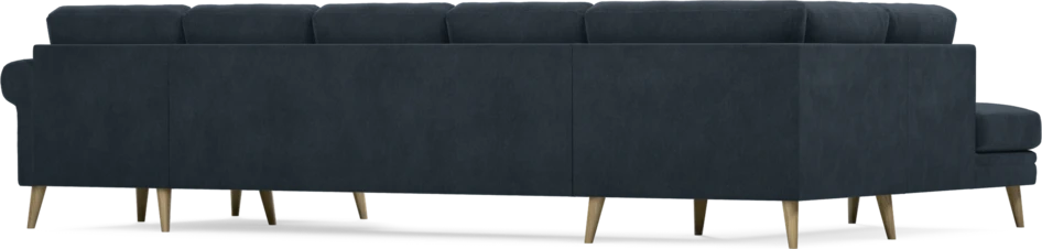 Eden - 3-sits soffa med divan vänster och schäslong höger - Blå