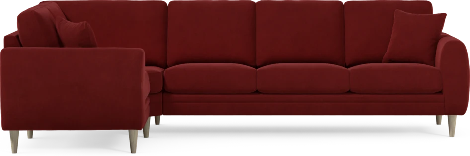 Eden - Hörnsoffa, 1+3-sits - Röd